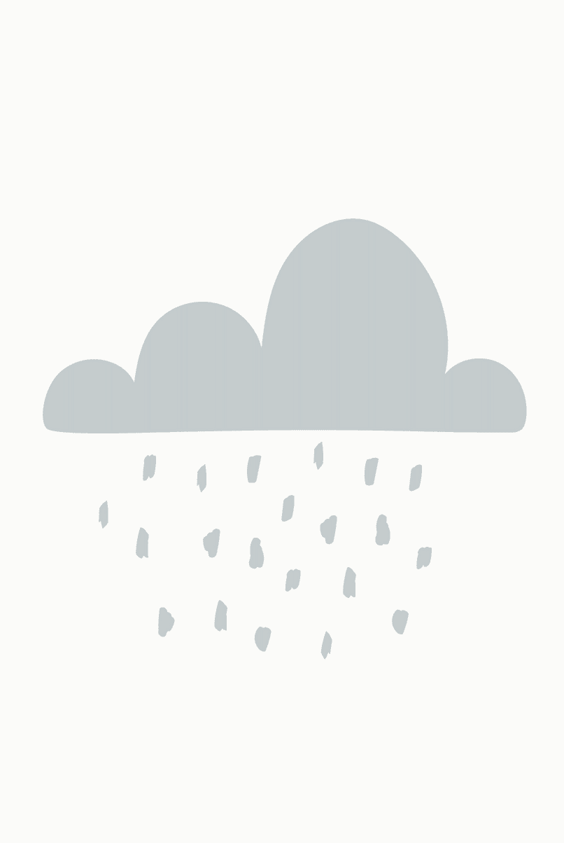 Monochrome Drizzle Wall