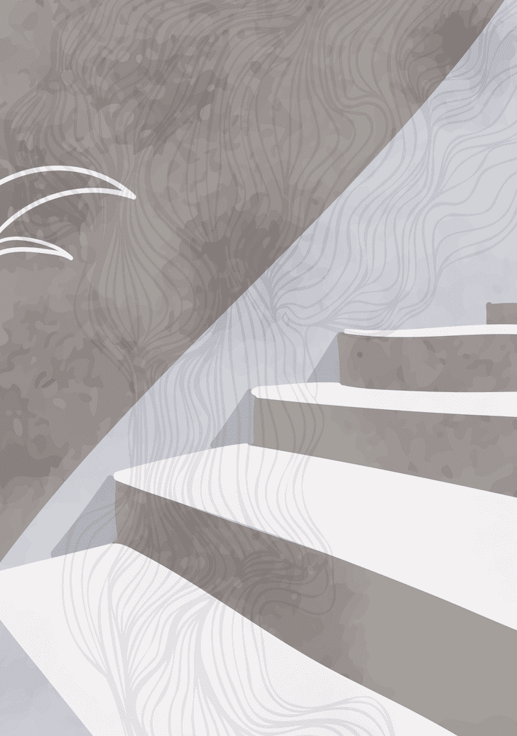 Ethereal Stairwell Wall