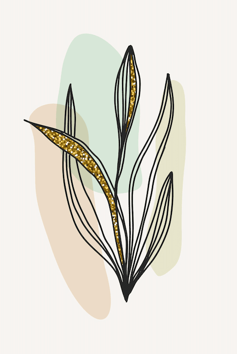 Minimalist Flora Wall