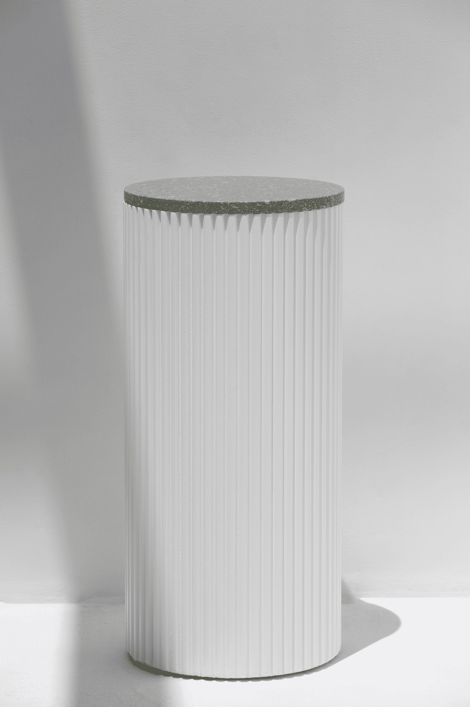 Alora White Wooden Plinth With Multiple Tops Green Quz