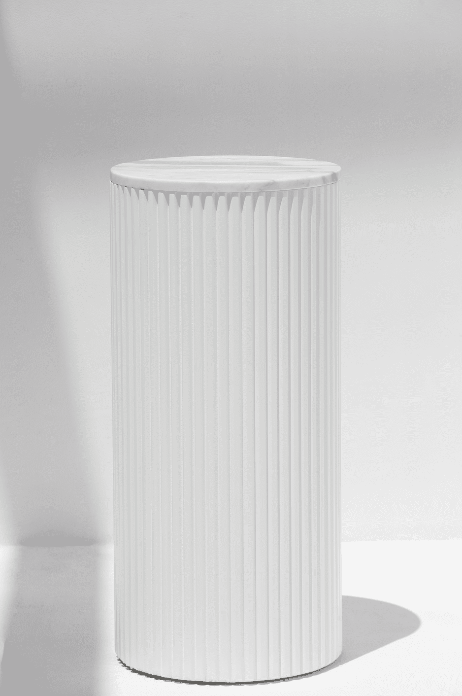 Alora White Wooden Plinth With Multiple Tops Volakes Marble