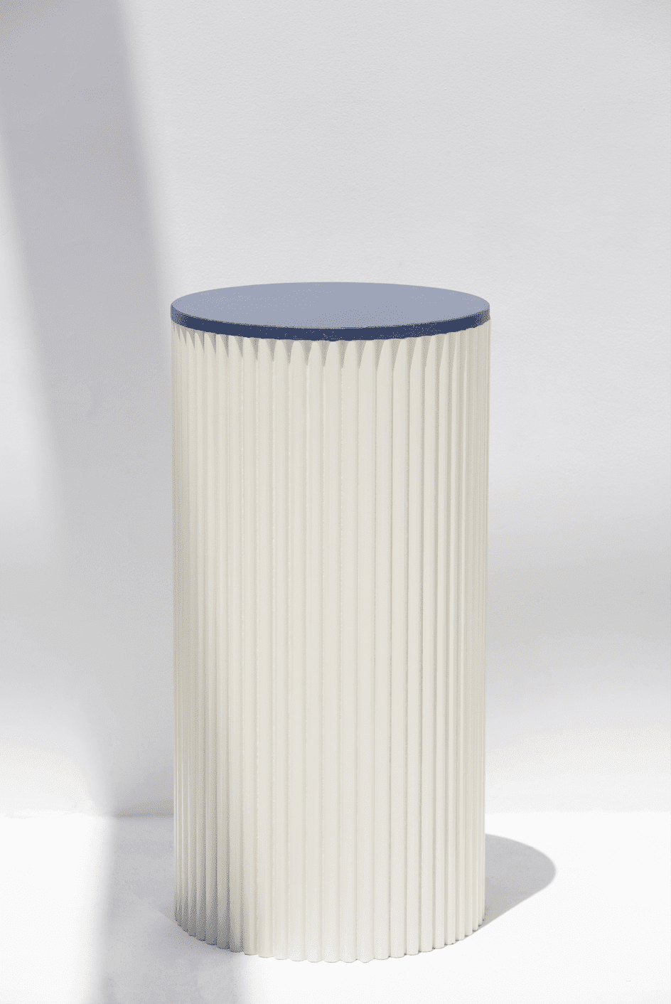 Alora Beige Wooden Plinth With Multiple Tops Blue Quz