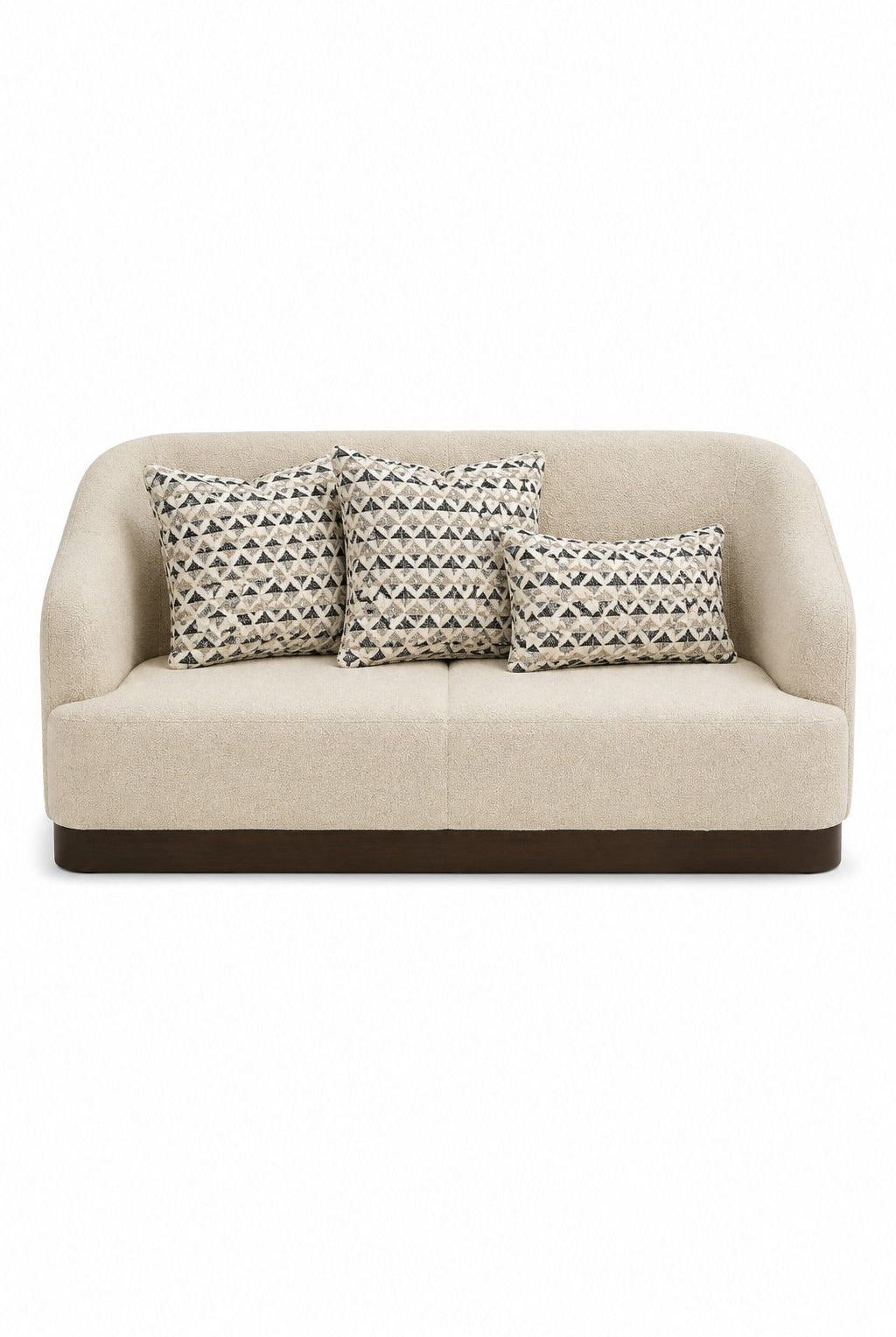 Sivren Beige 3 Seater Sofa