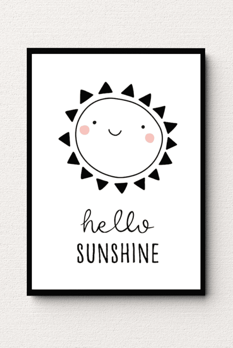 Hello Sunshine Wall Art