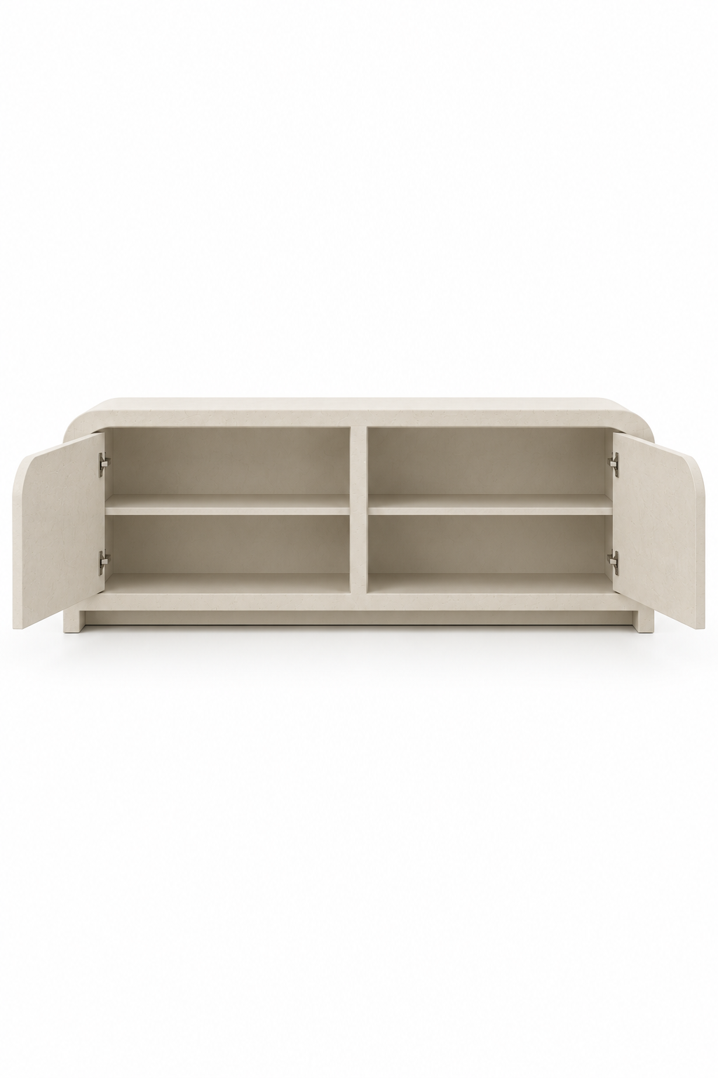 Sorevin Light Beige Microconcrete Shoe Cabinet