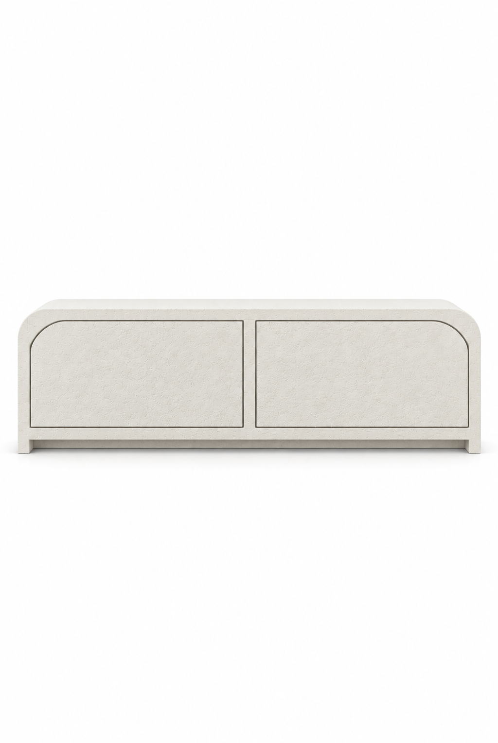 Sorevin Off White Grit Microconcrete Shoe Cabinet