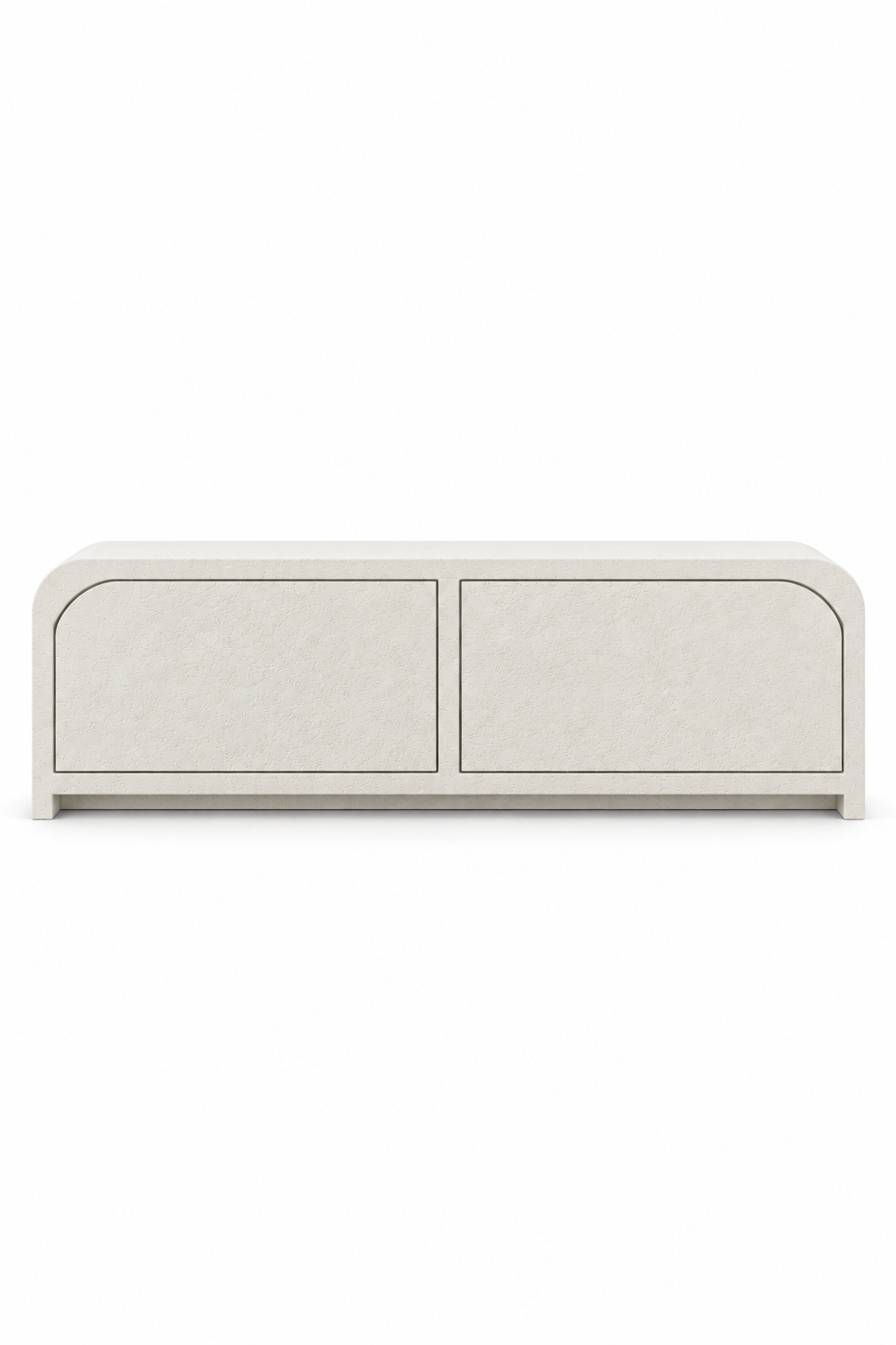 Sorevin Off White Grit Microconcrete Shoe Cabinet