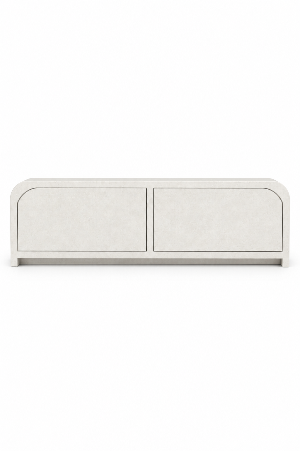 Sorevin Off White Microconcrete Shoe Cabinet