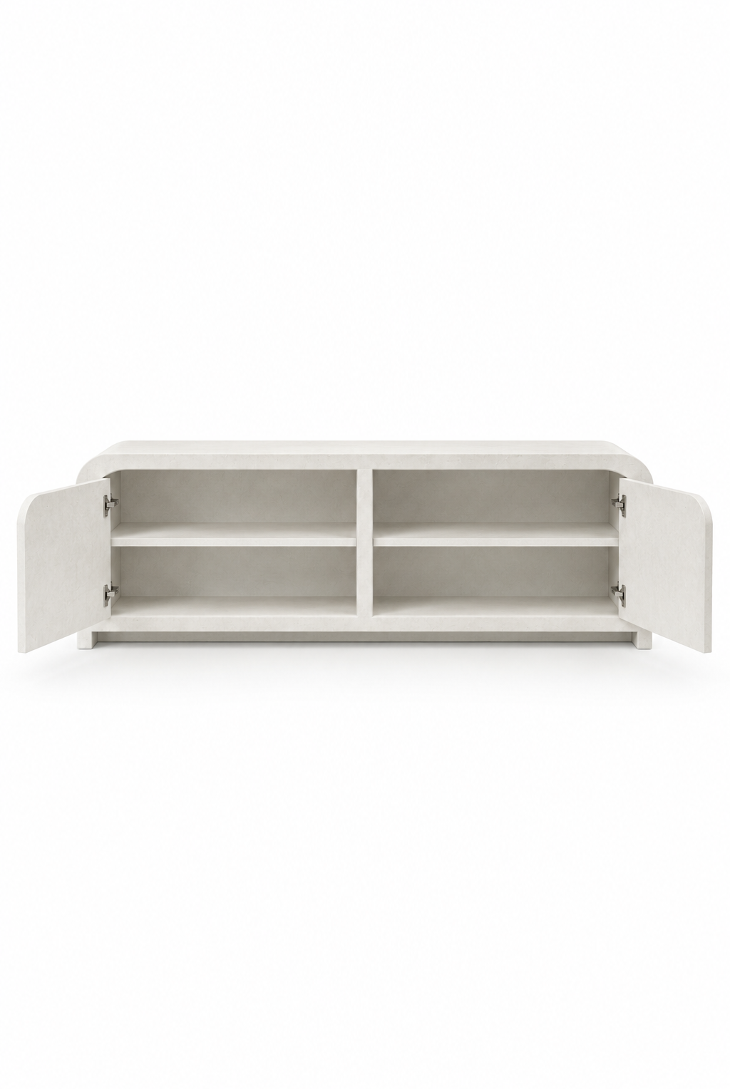 Sorevin Off White Microconcrete Shoe Cabinet