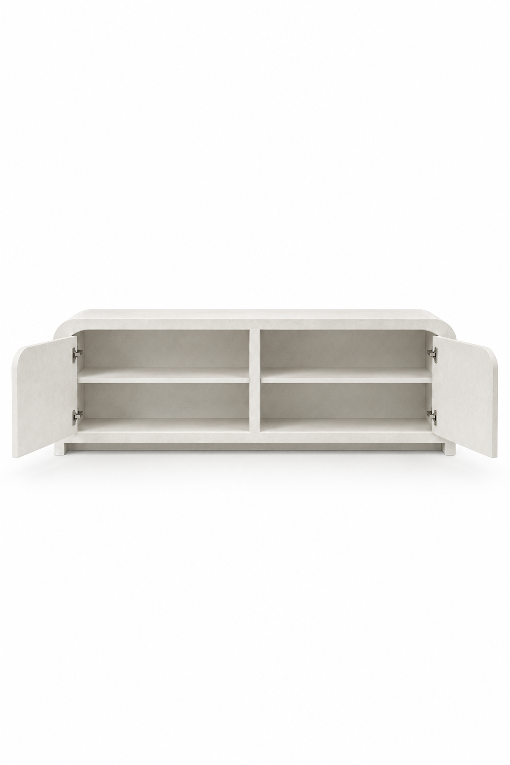 Sorevin Off White Microconcrete Shoe Cabinet