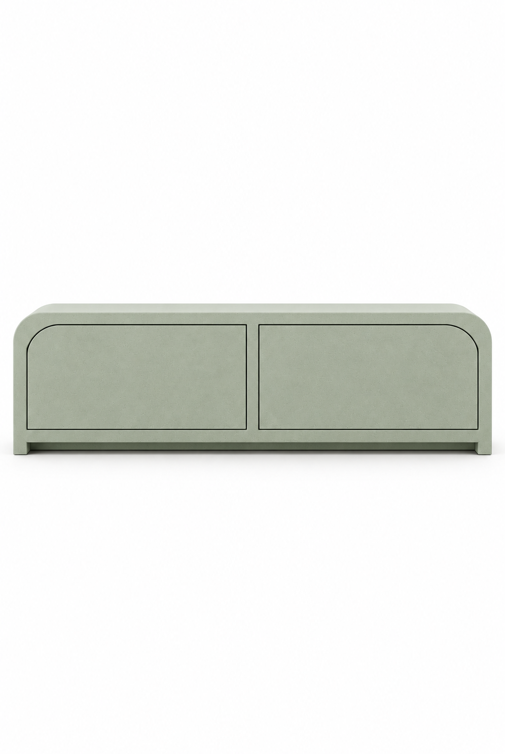 Sorevin Pistachio Green Microconcrete Shoe Cabinet