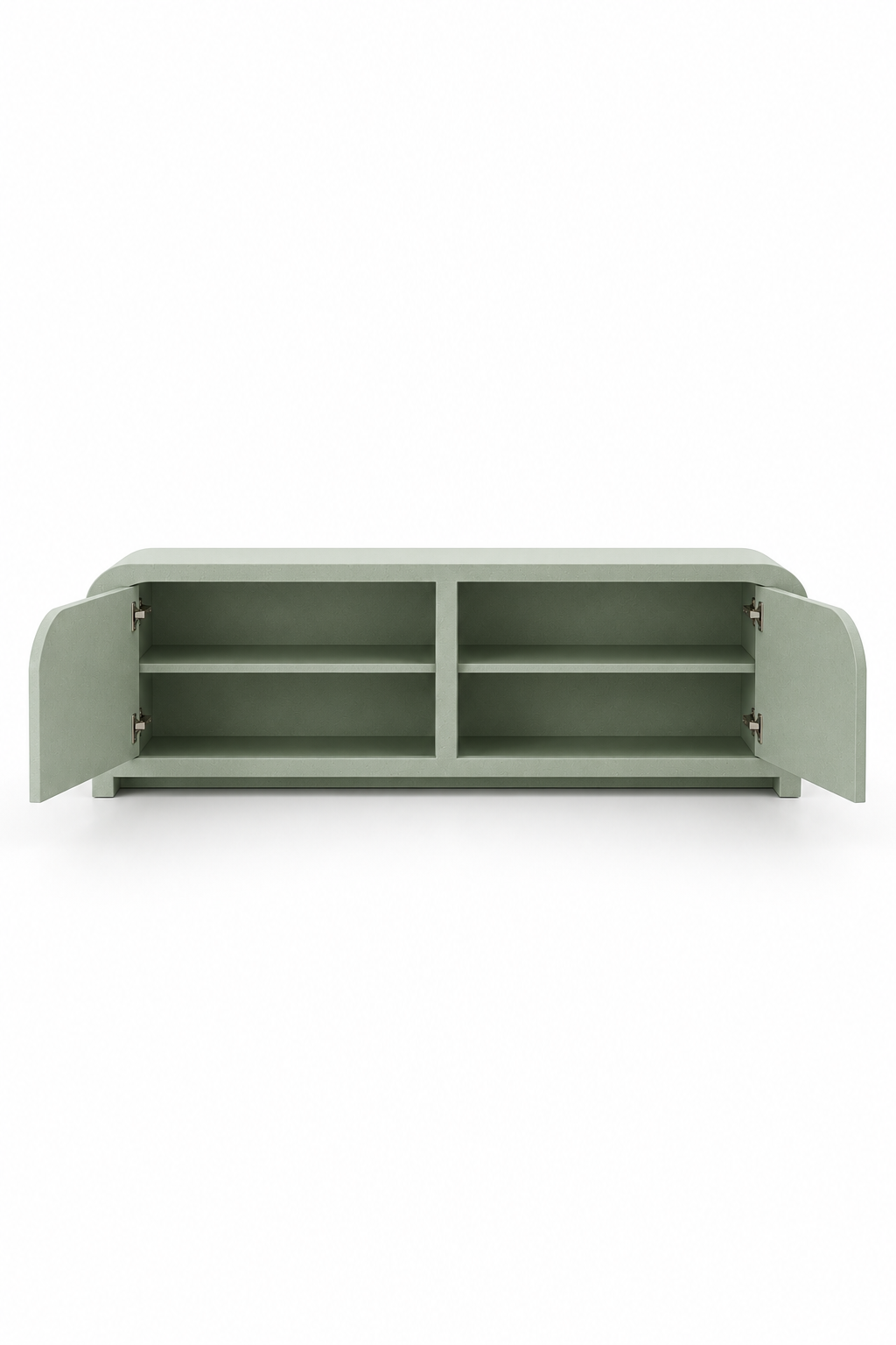 Sorevin Pistachio Green Microconcrete Shoe Cabinet