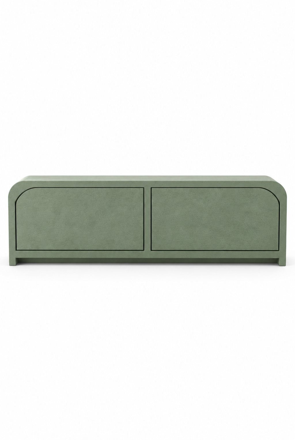 Sorevin Sage Green Microconcrete Shoe Cabinet