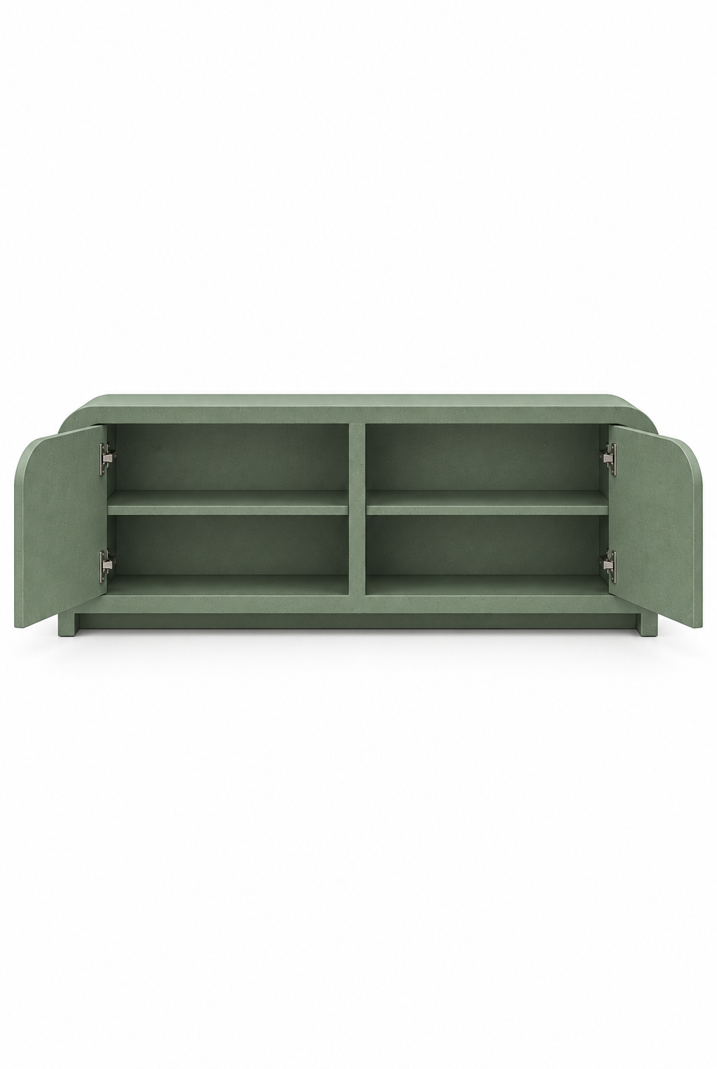 Sorevin Sage Green Microconcrete Shoe Cabinet