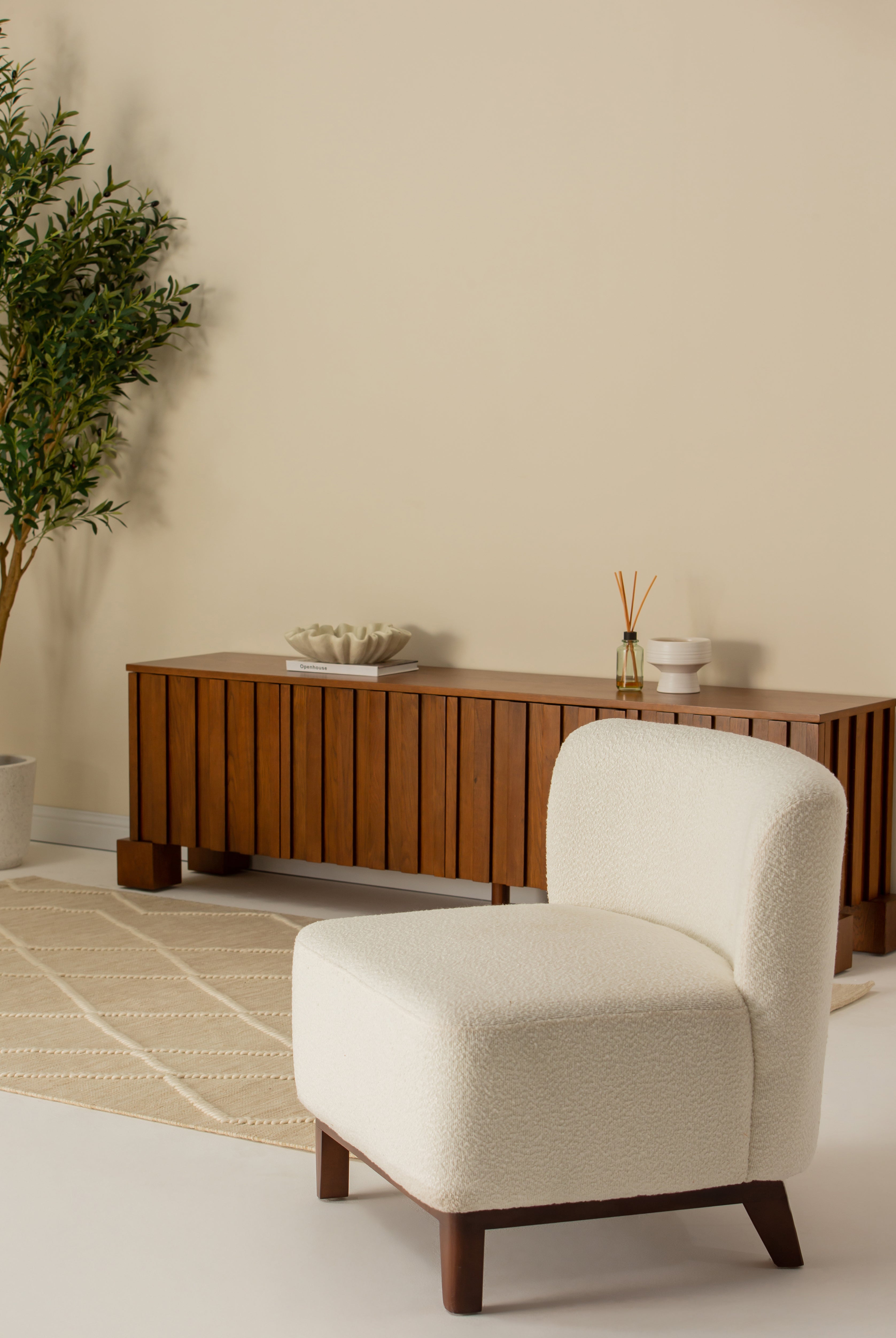 Spiros Bouclé Lounge Sofa Chair