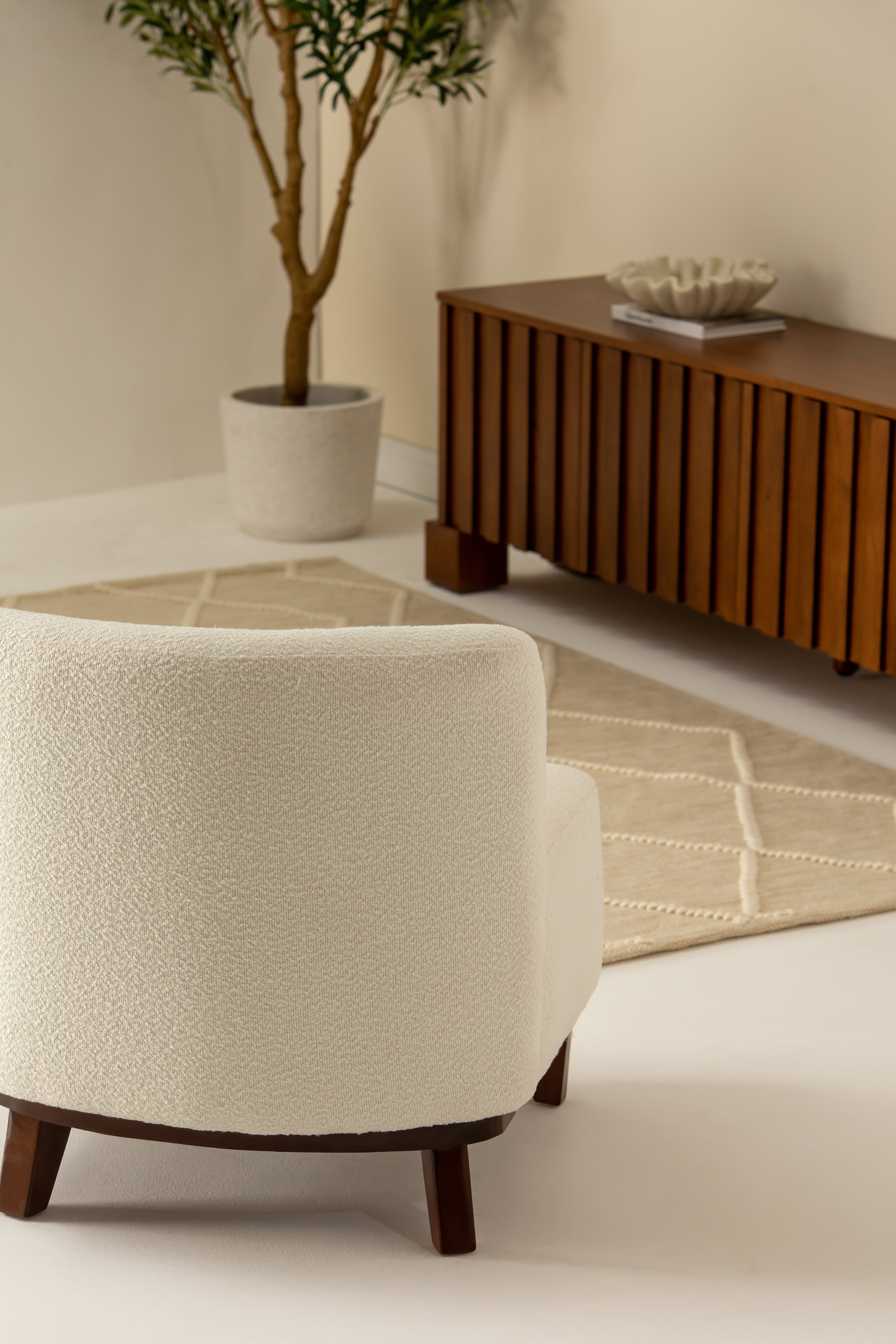 Spiros Bouclé Lounge Sofa Chair