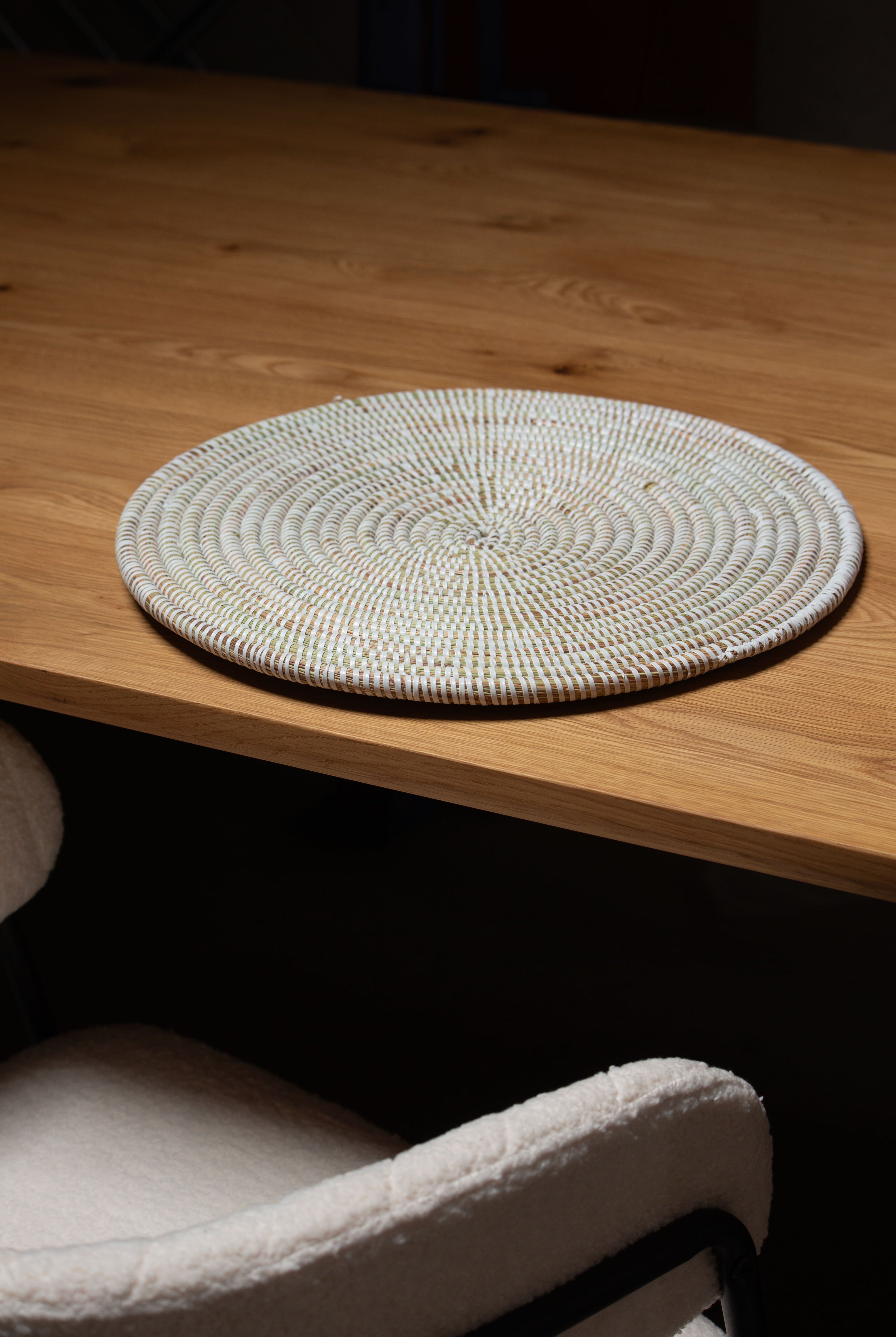 Helga Handmade White Placemat