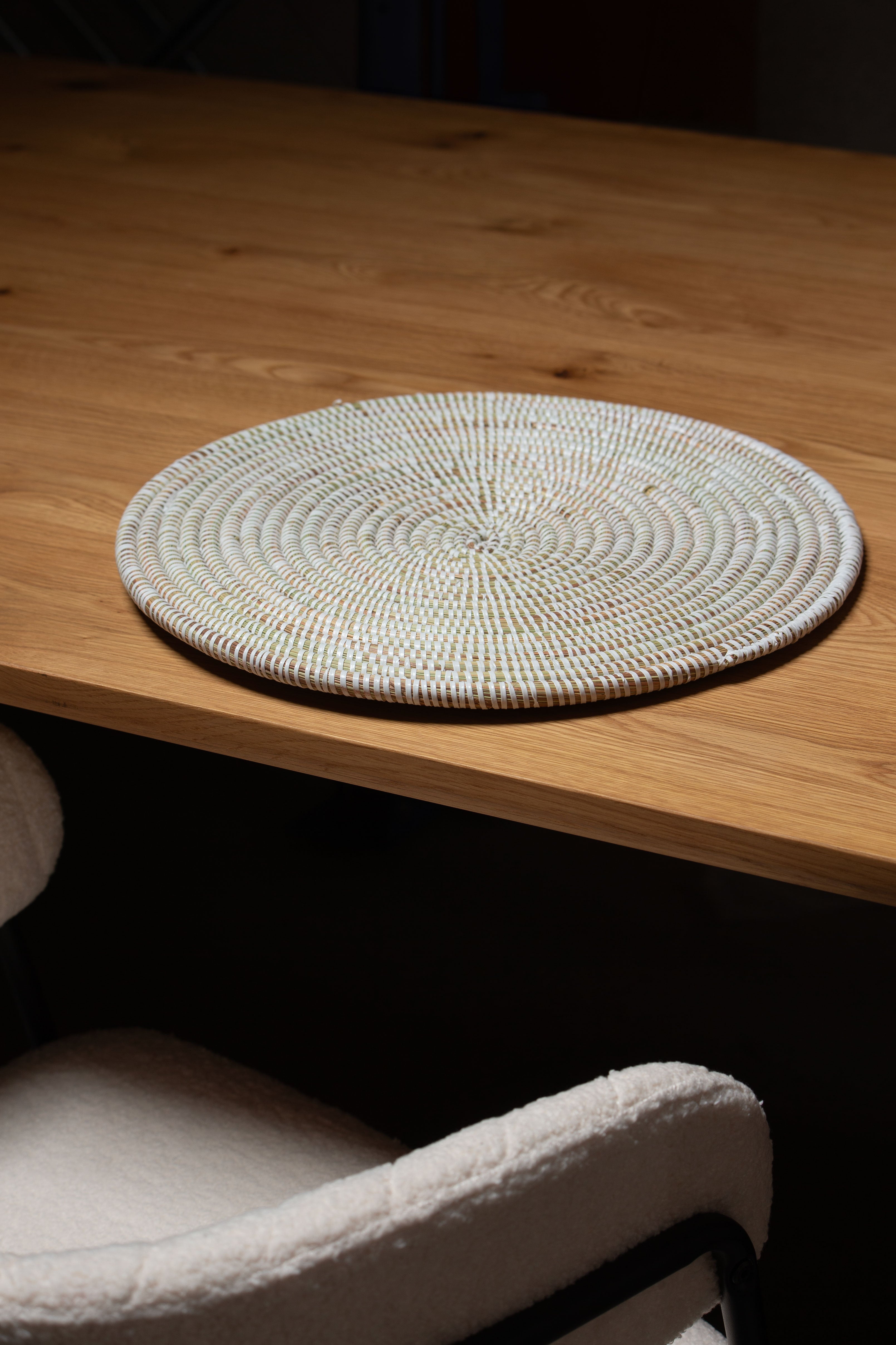 Helga Handmade White Placemat