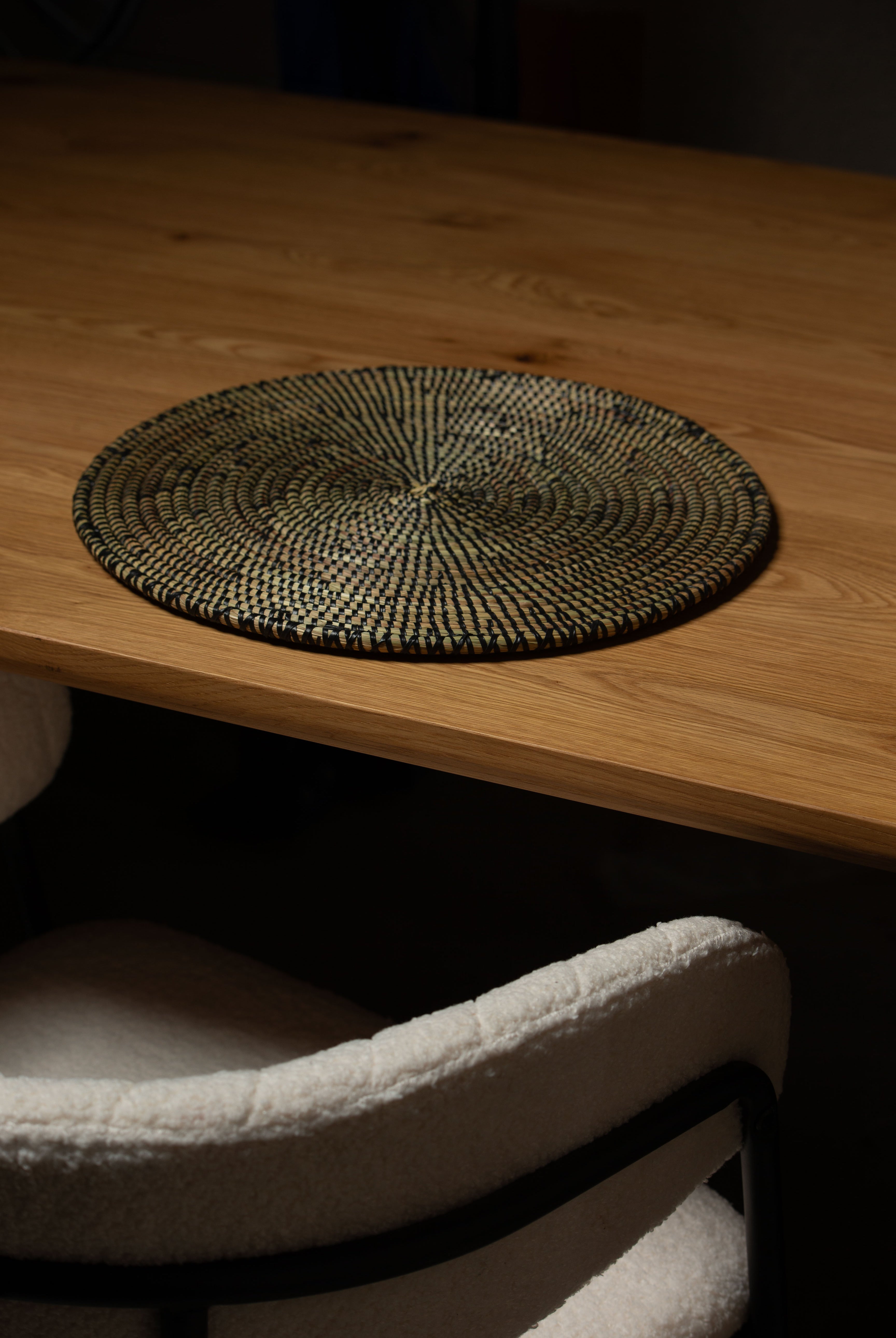 Helga Handmade Black Placemat