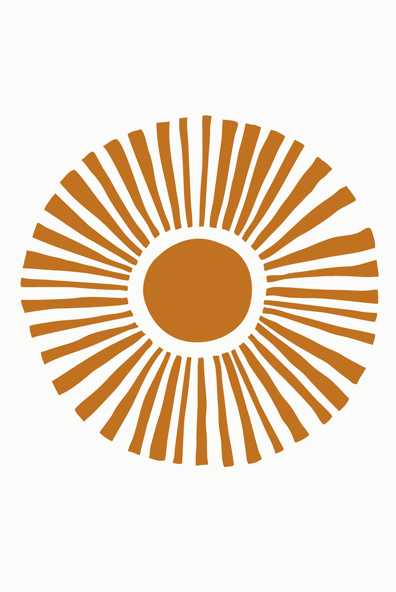 Sunburst Minimalism Wall Art