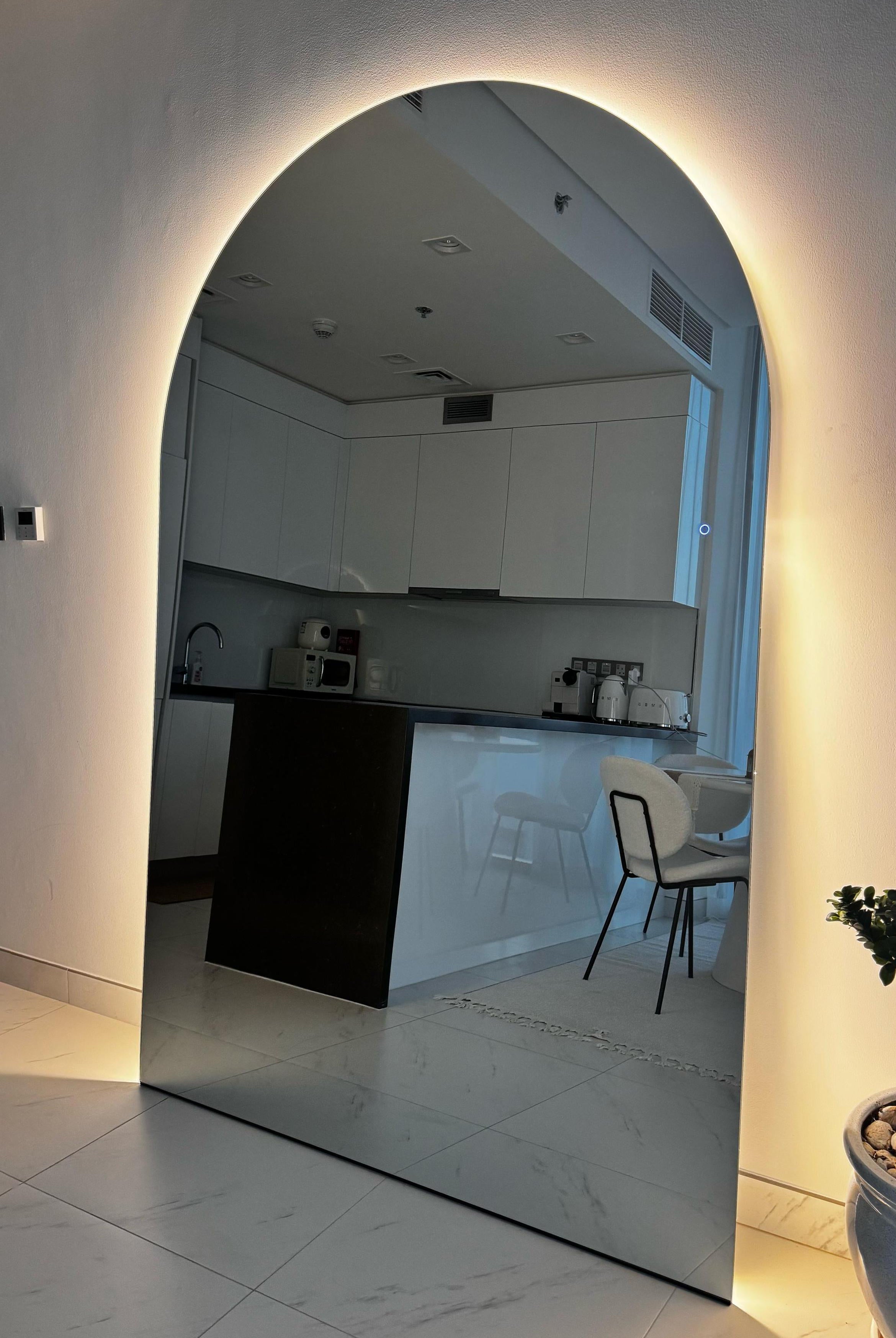 XL Sylvia Backlit Frameless Arch Mirror (3 Sizes)