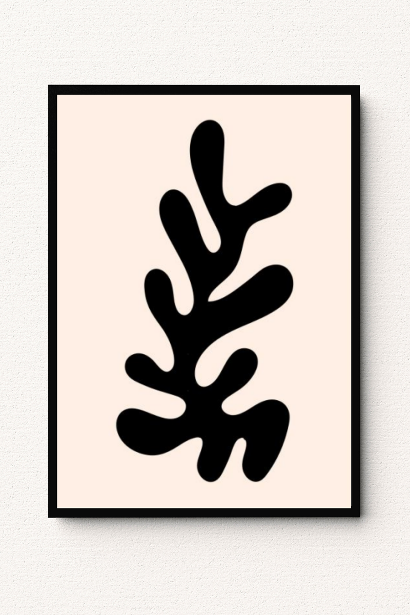Image showcasing Organic Botanical Abstract Wall Art | Minimalist Nature-Inspired Decor ...