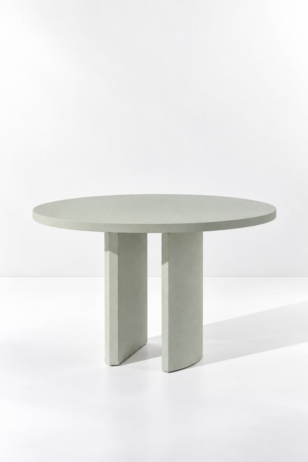 Tazira Pistachio Green Microconcrete Round Dining Table