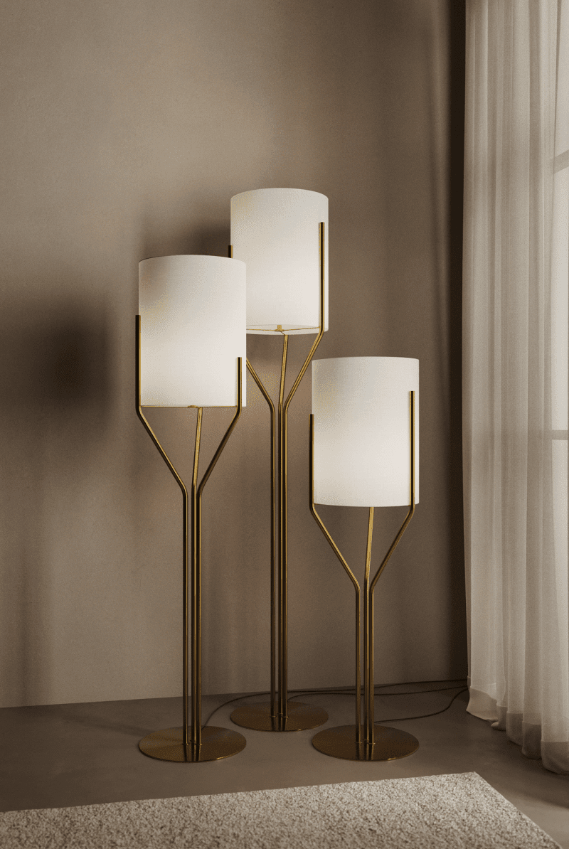 Golden Branch Floor Lamp (3 Sizes)
