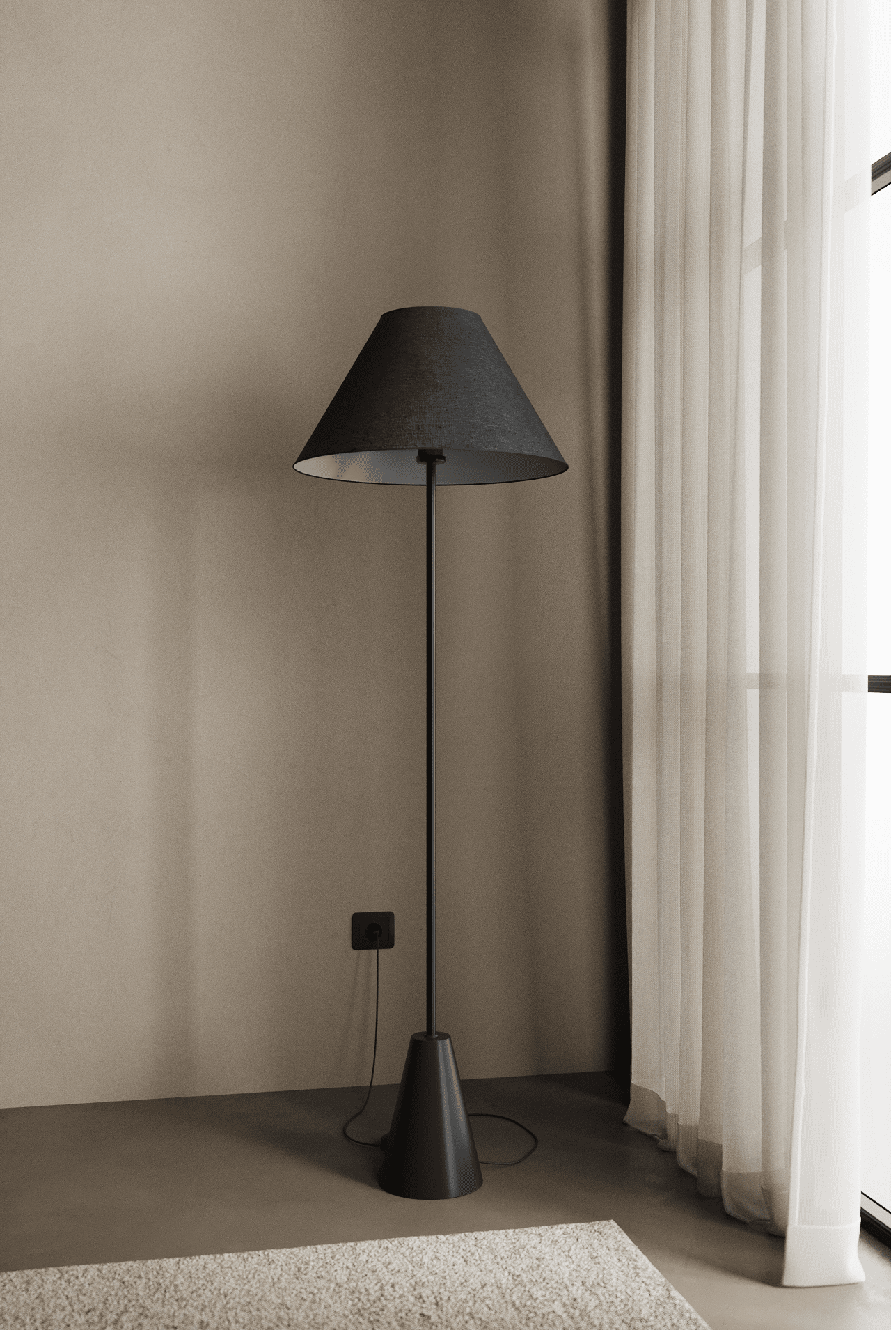 Midnight Pinnacle Floor Lamp