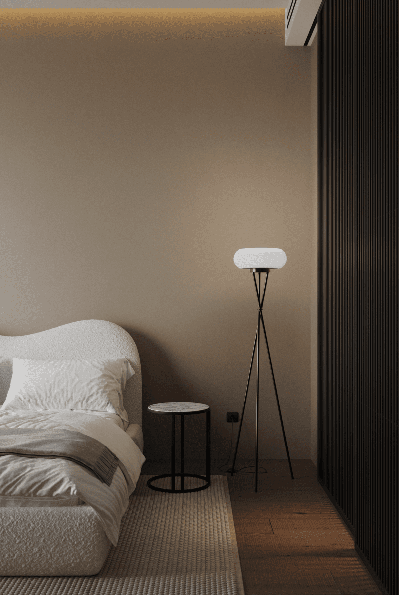 White Cloud Tripod Floor Lamp Home