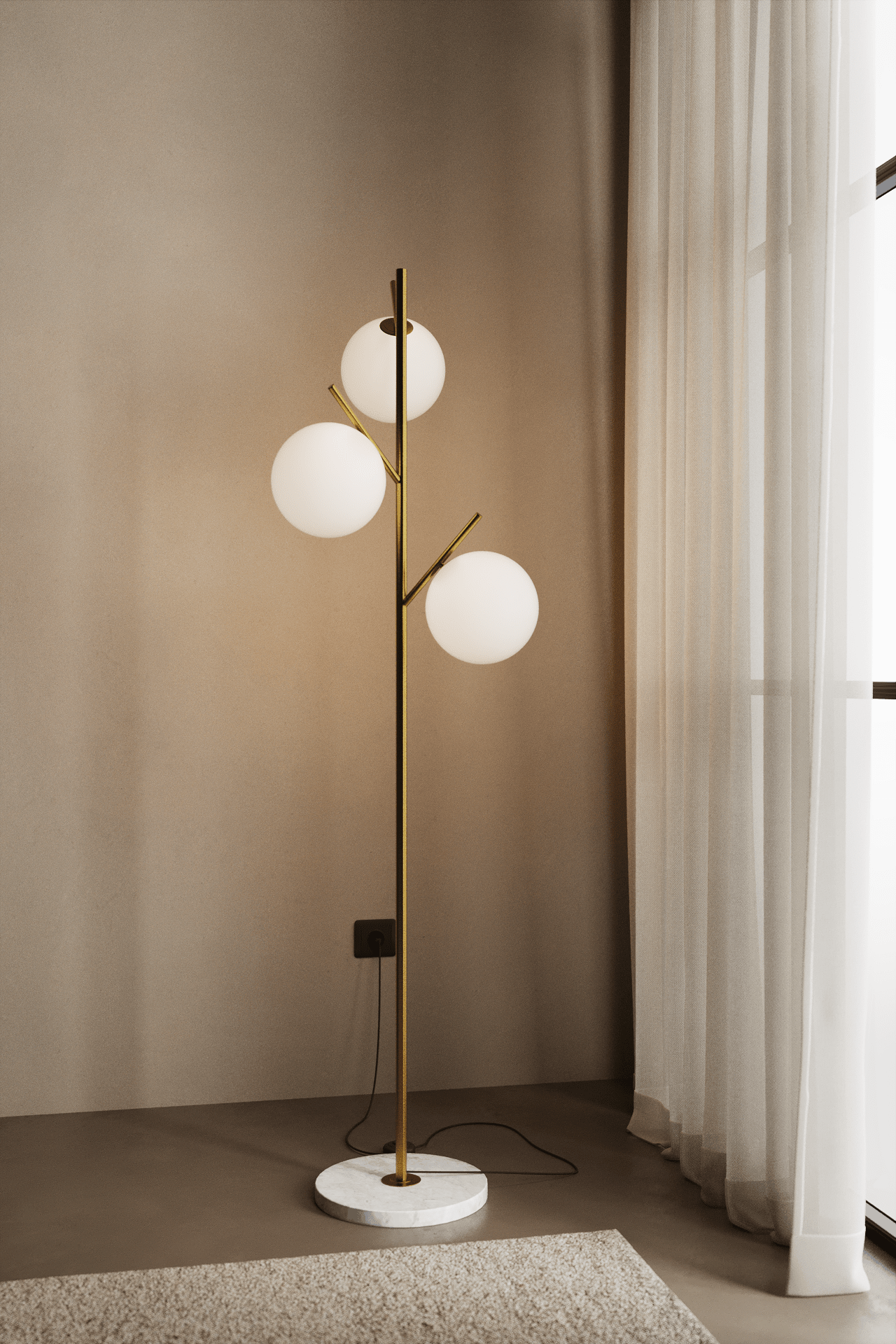 Sphere Bloom Floor Lamp