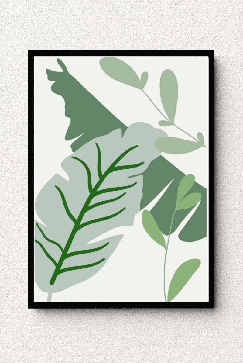 Tropical Leaves Wall Art