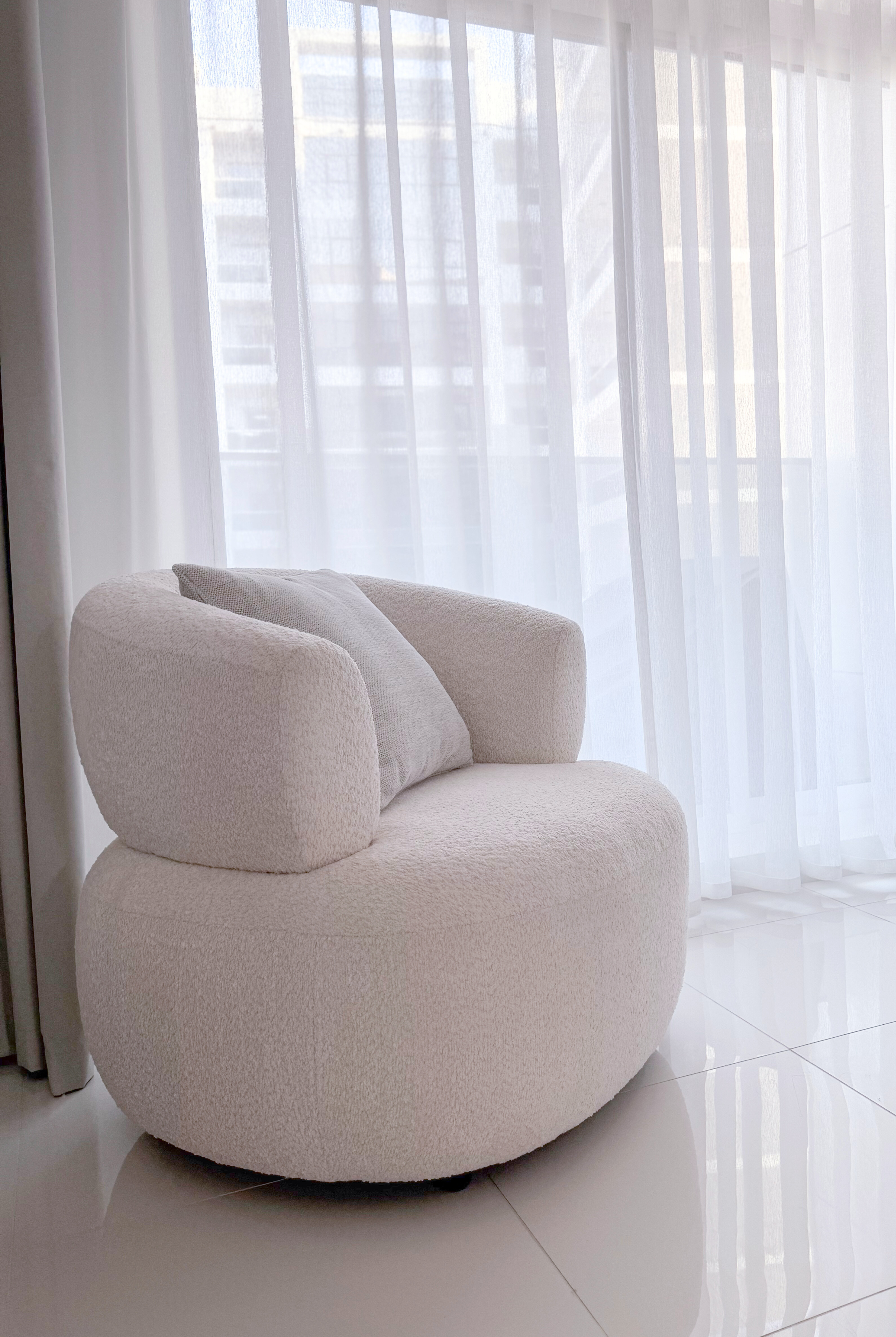 Yelena Boucle Lounge Sofa Chair