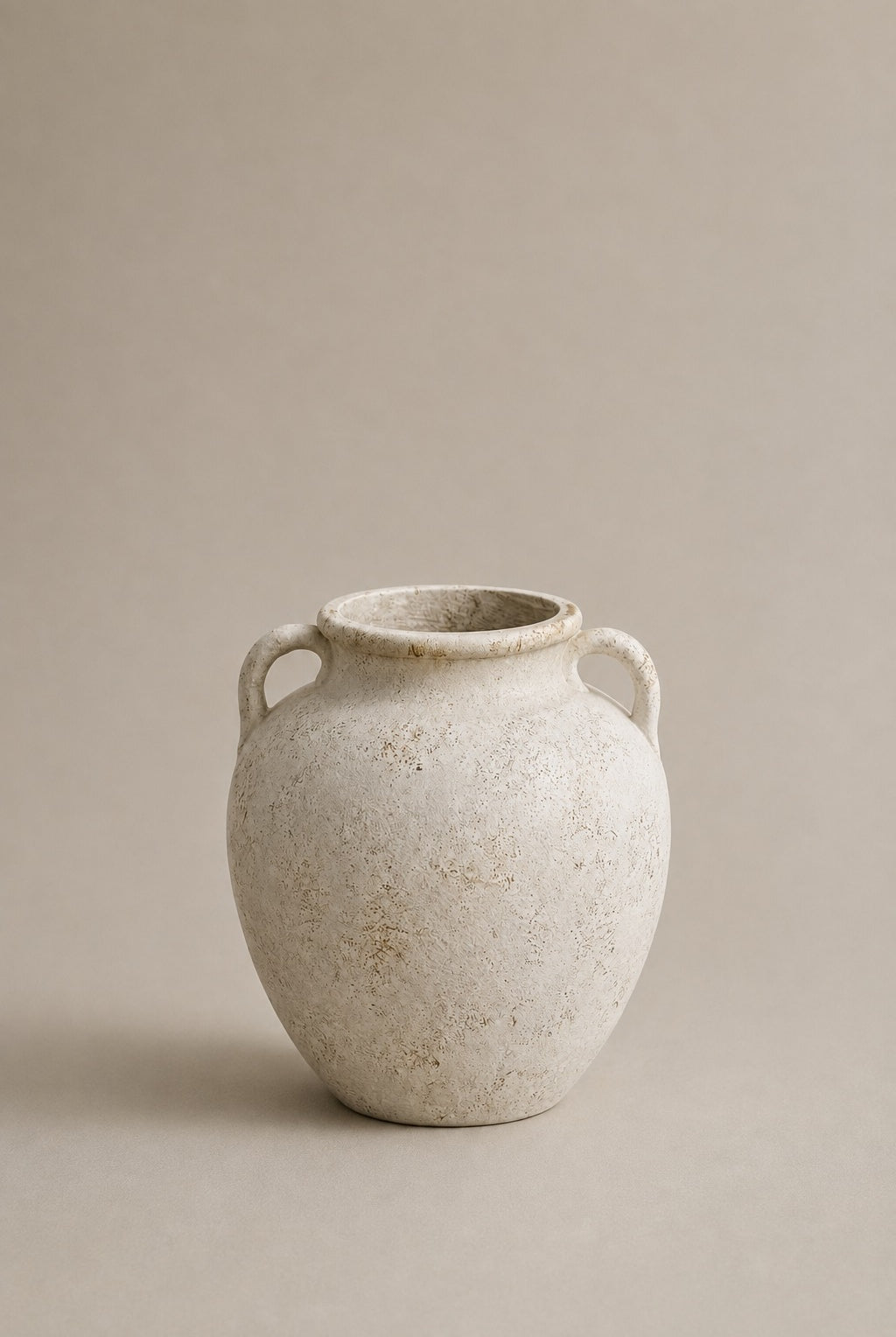 Zevora Ivory Ceramic Vase