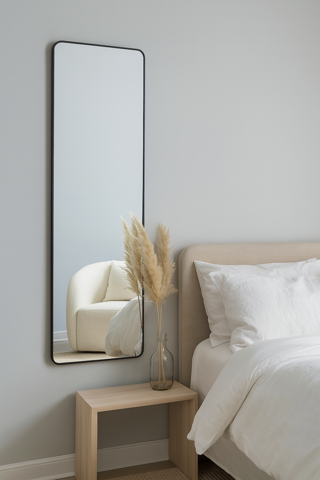 Ziva Black Rectangular Mirror