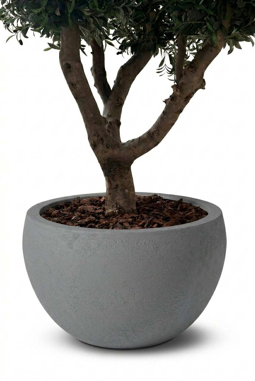 Zuno Light Grey Tree Pot