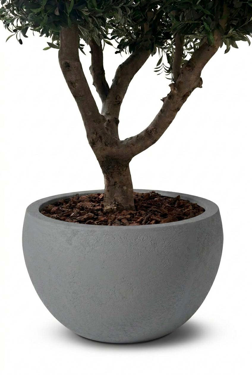 Zuno Light Grey Tree Pot