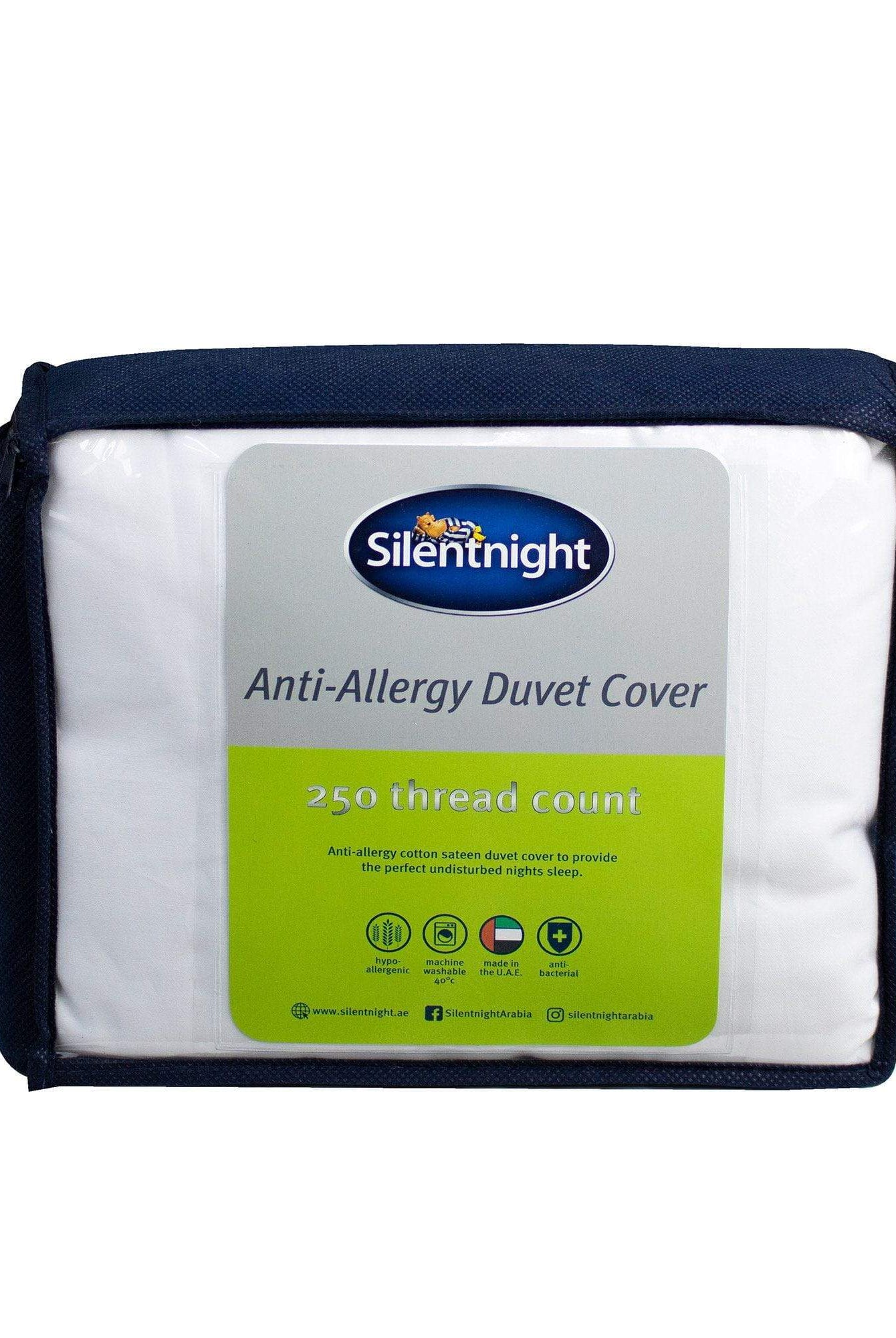 SILENTNIGHT ANTI-ALLERGY DUVET COVER