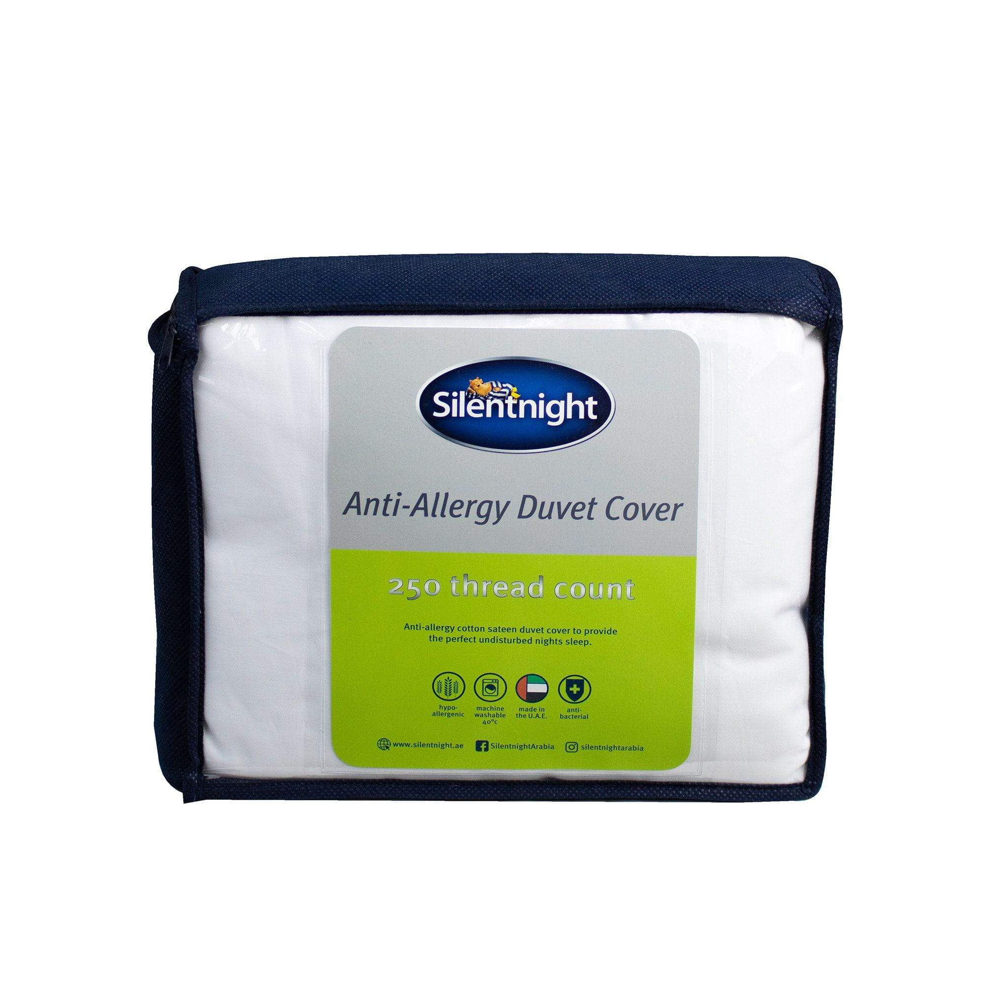 SILENTNIGHT ANTI-ALLERGY DUVET COVER