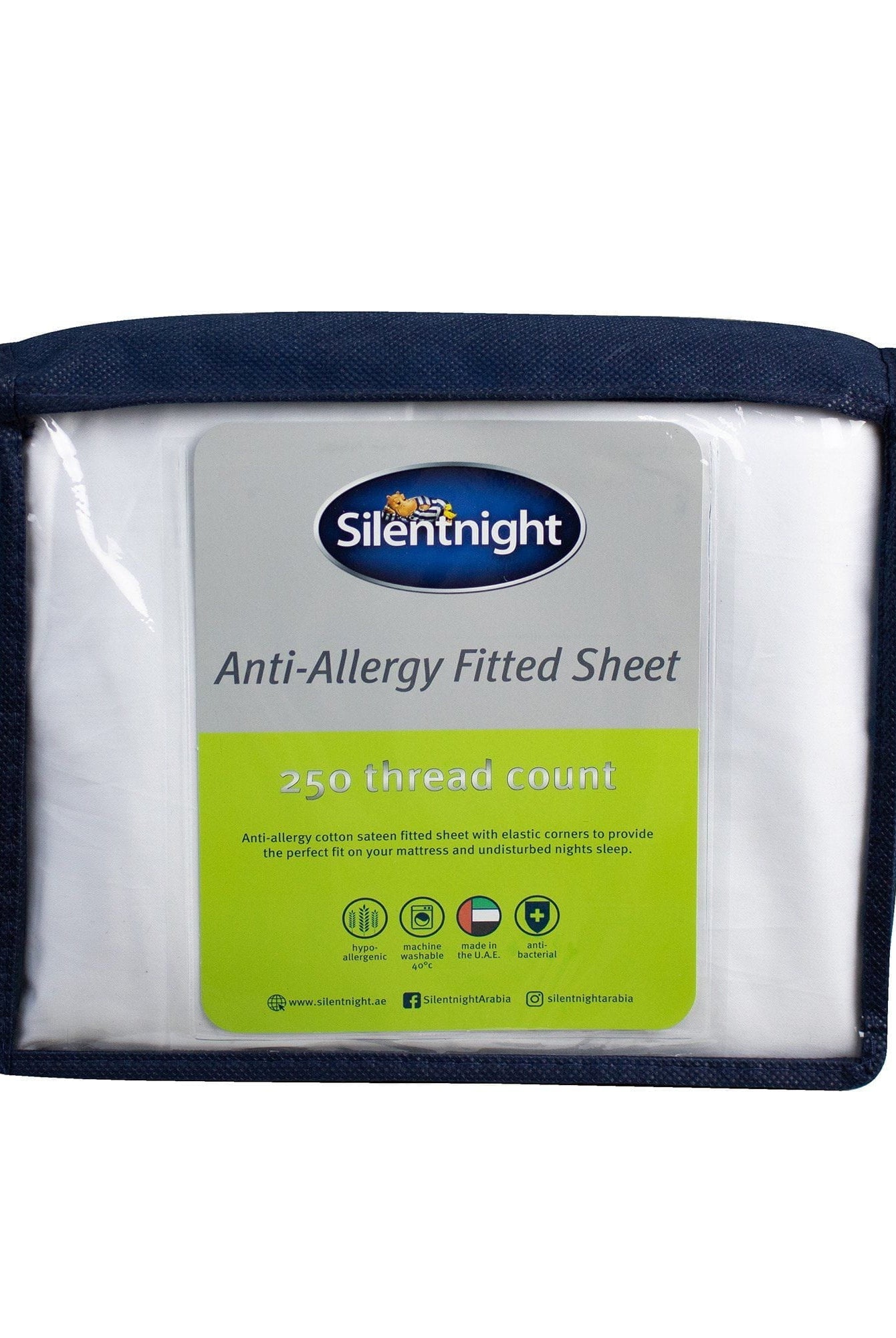 SILENTNIGHT ANTI-ALLERGY FITTED SHEET