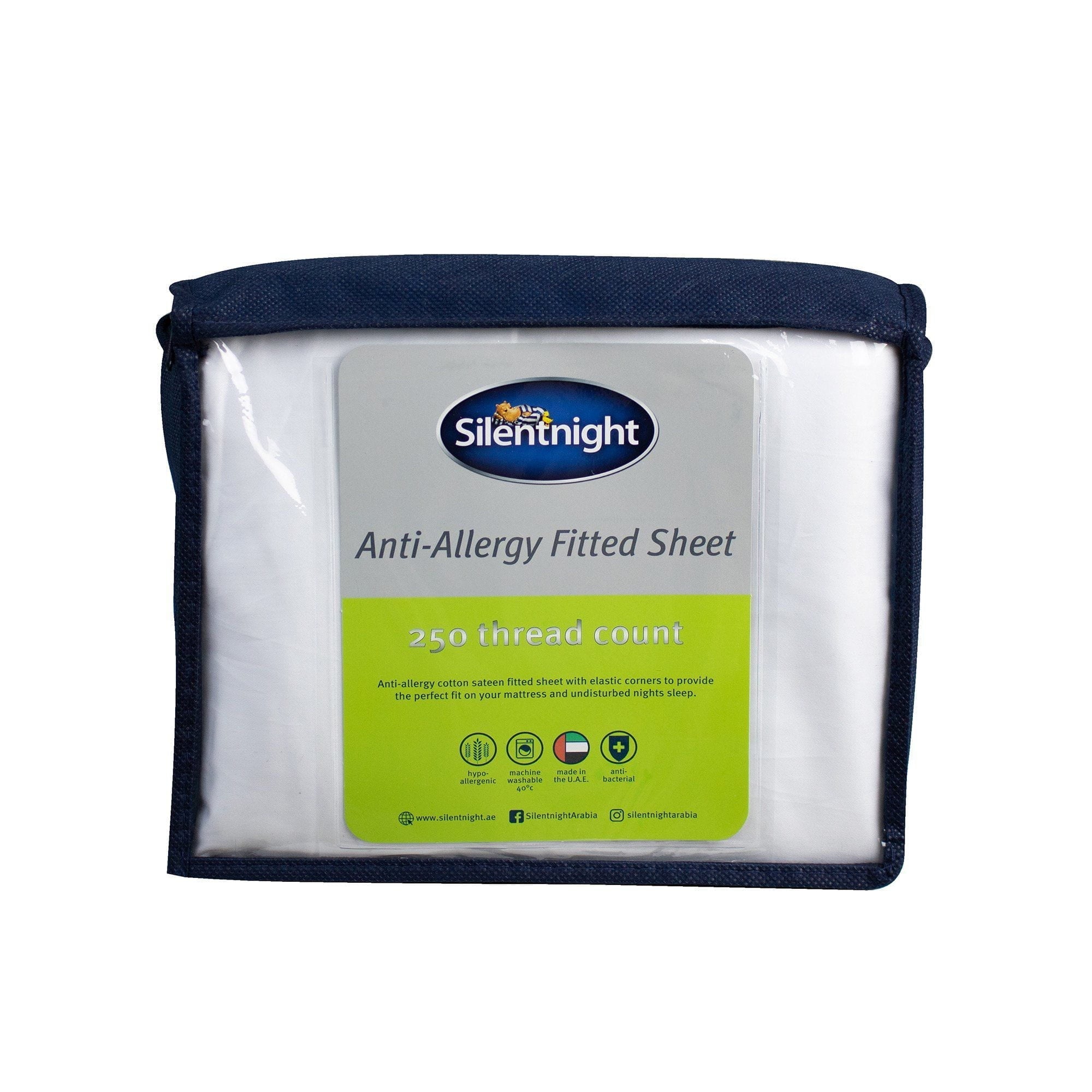SILENTNIGHT ANTI-ALLERGY FITTED SHEET
