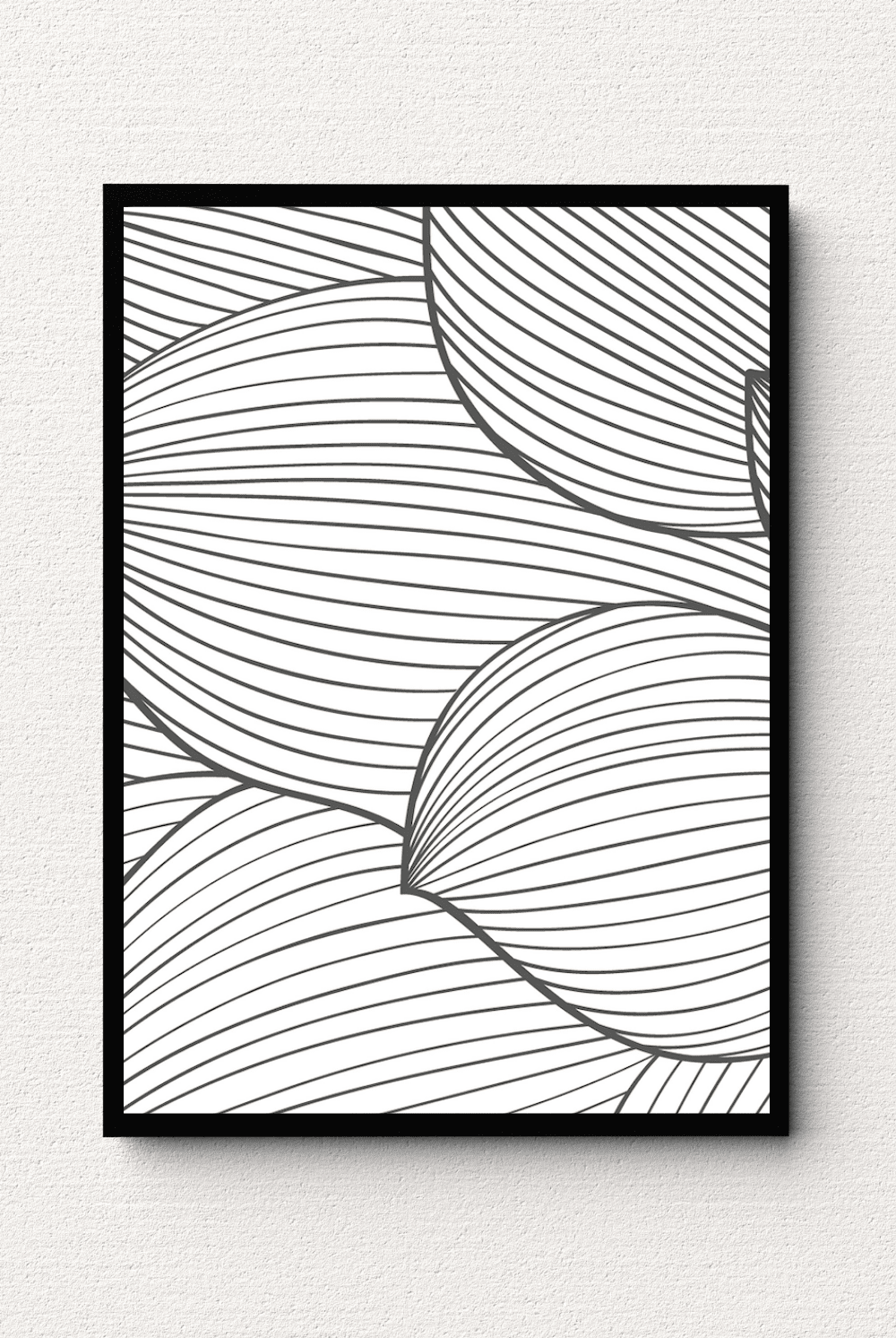 Monochrome Blossom Wall Art I