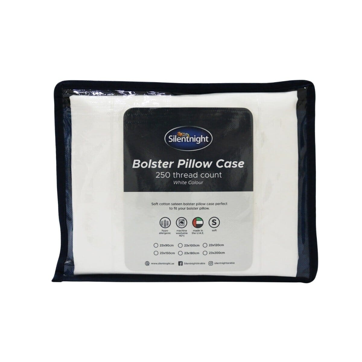 SILENTNIGHT STANDARD BOLSTER PILLOWCASE SilentNight