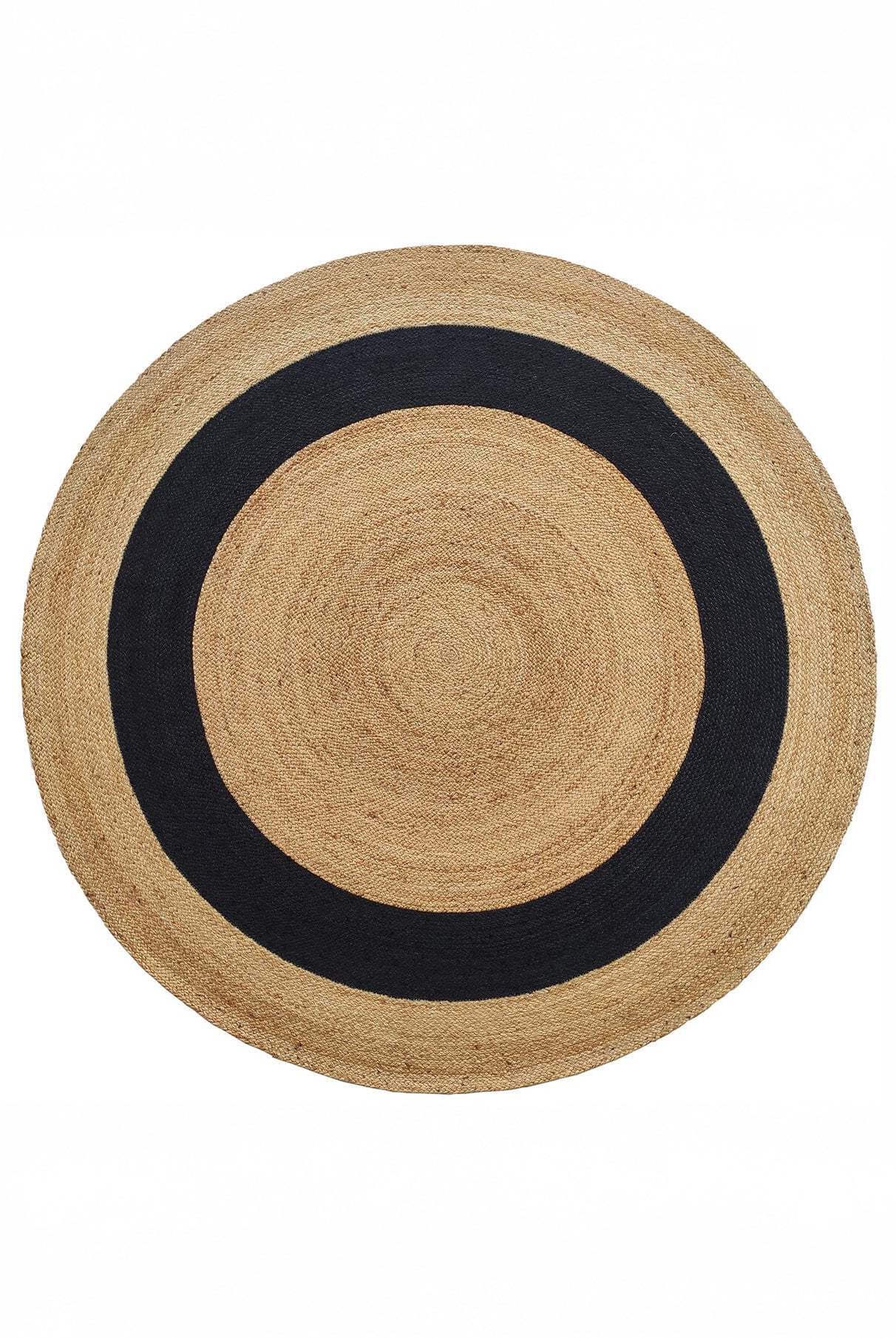 Eclipse Harmony - Braided Jute Round Rug (200 CM)