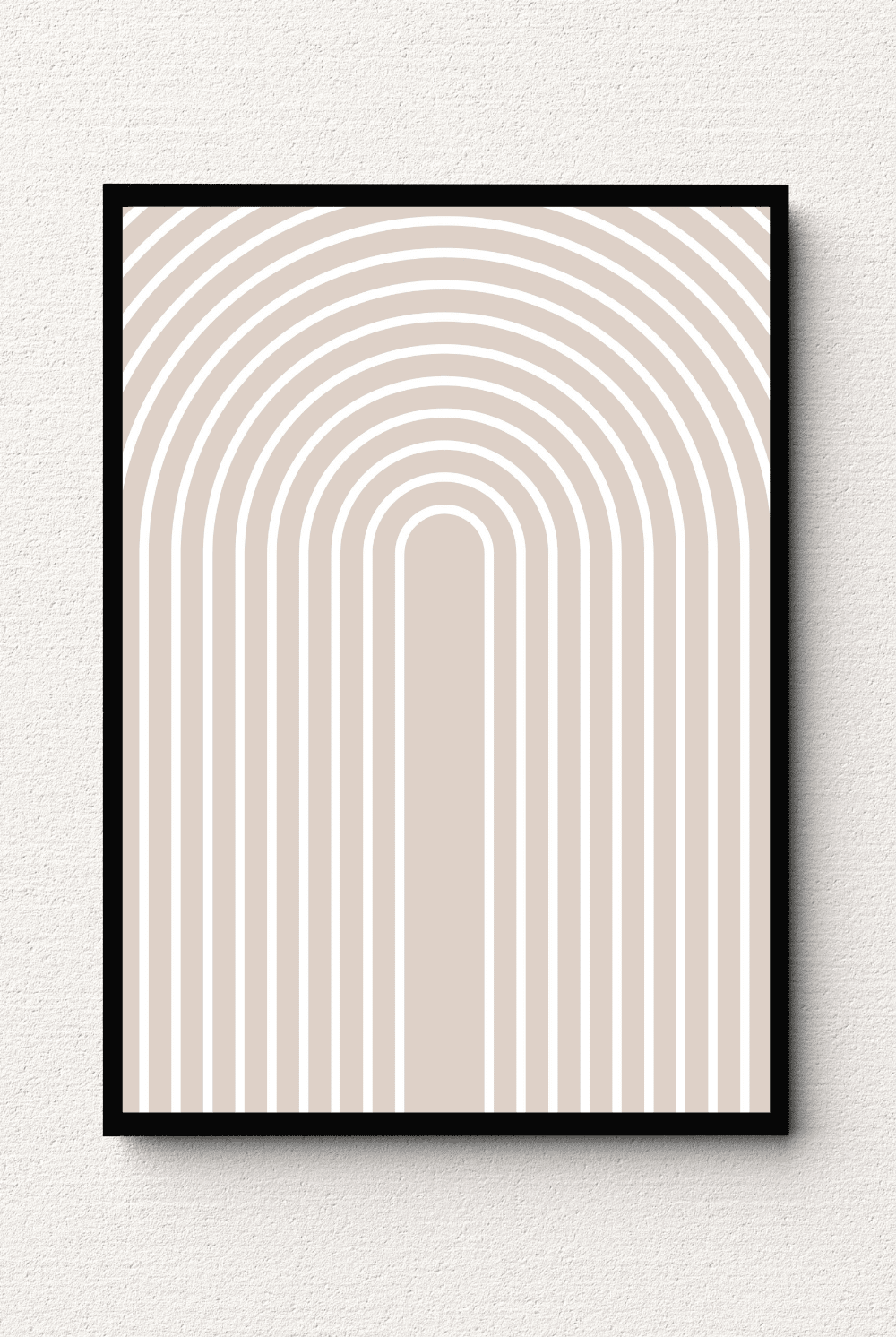 Serene Curvatures Abstract Wall Art II