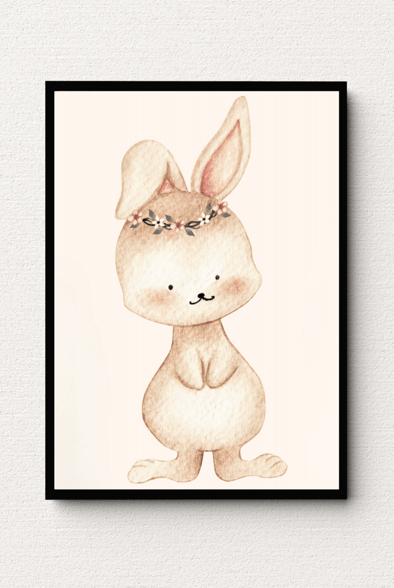 Blossoming Bunny Wall Art