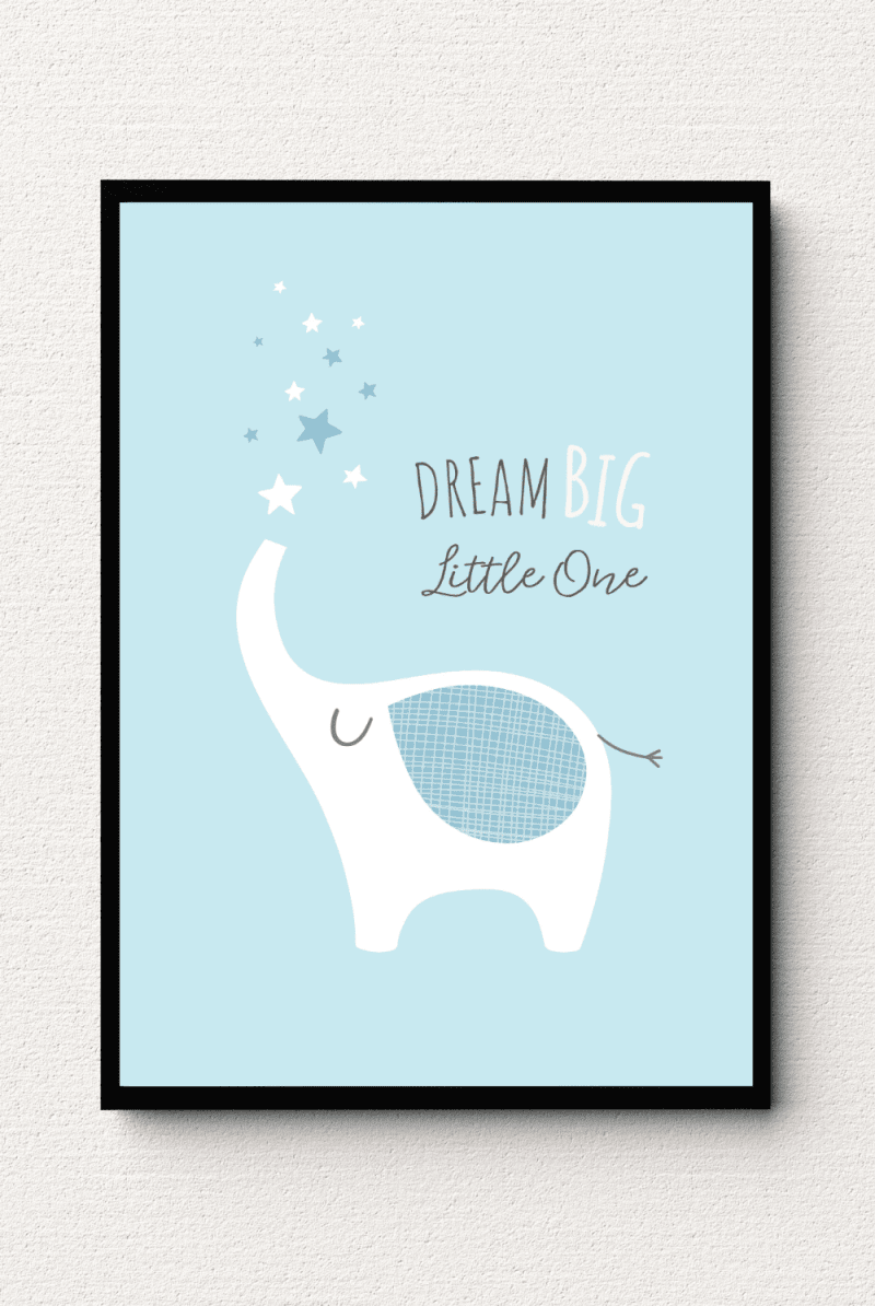 Elephant Dreamscape Wall Art