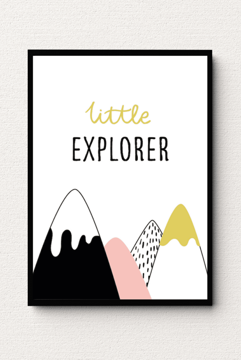 Little Explorer's Journey Wall Art