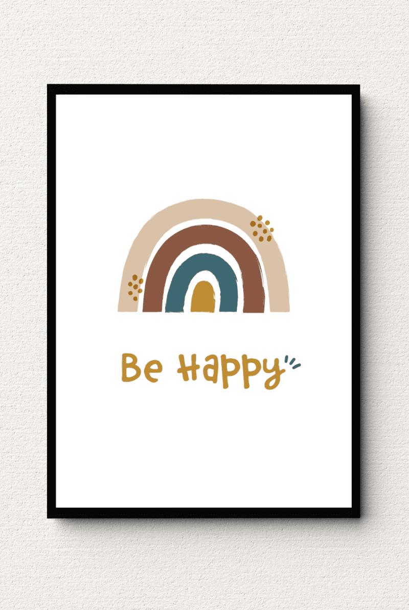 Joyful Rainbow Wall Art