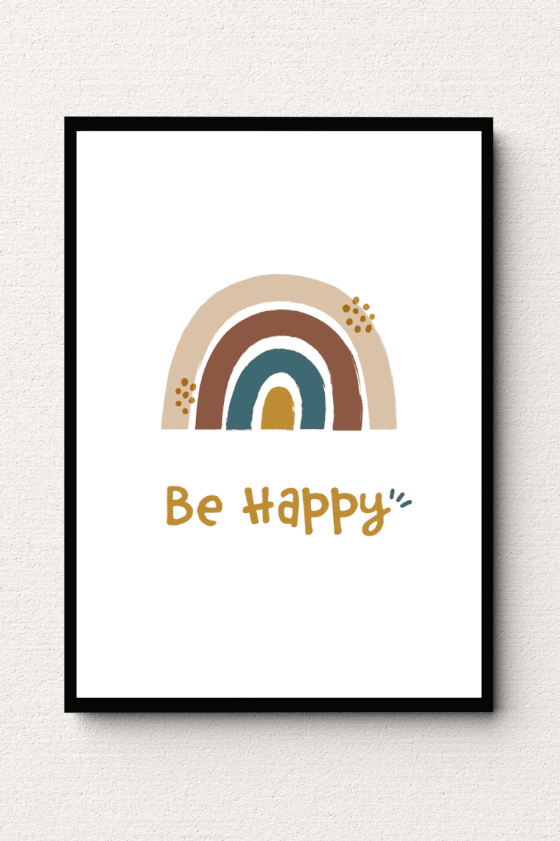 Joyful Rainbow Wall Art